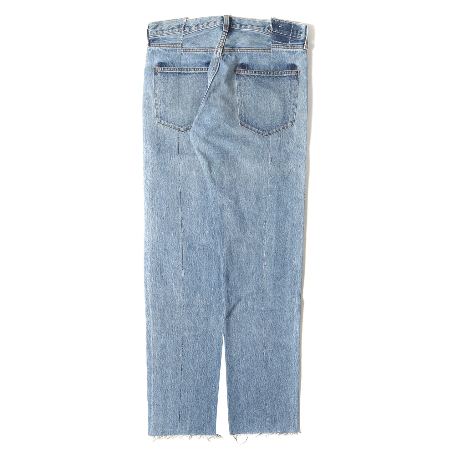 21SS × OLD PARK ヴィンテージ リメイク リビルド スリム フレア デニム パンツ (Rebuild Slim Flare Jeans MND-21SSOP004) / ボタンフライ ジーンズ