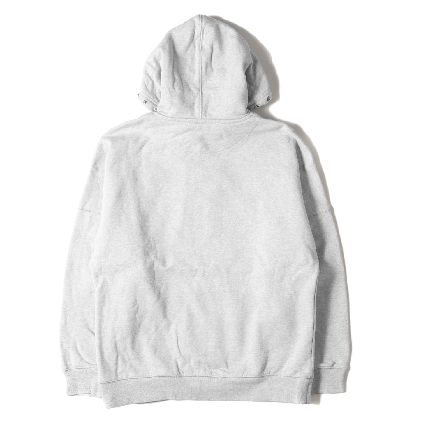 23SS スタッズ ロゴ 刺繍 スウェット パーカー (STUD HOOD) / フーディー 裏起毛