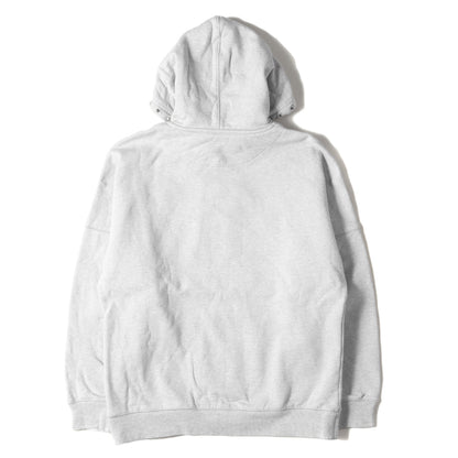 23SS スタッズ ロゴ 刺繍 スウェット パーカー (STUD HOOD) / フーディー 裏起毛