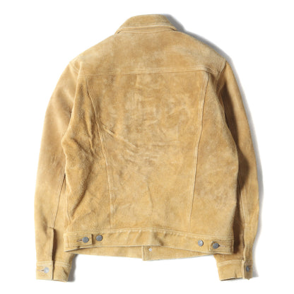 サード タイプ カウスウェード レザー トラッカー ジャケット (3rd TRUCKER LEATHER JACKET 211147602) / ブルゾン