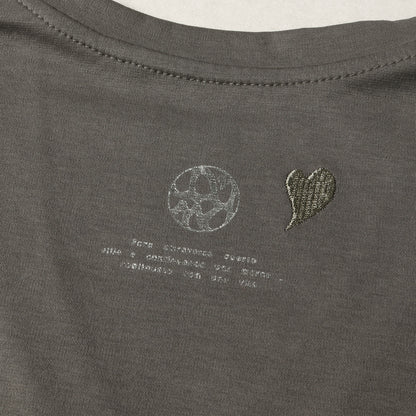 × Brown Bunny プレミアム ゴールドジャージー ロングスリーブ Vネック カットソー (MIDDLE V-NECK L/S XT002 CTN129) / 長袖 Tシャツ ロンT LUXE163 OF ONE COLLECTION