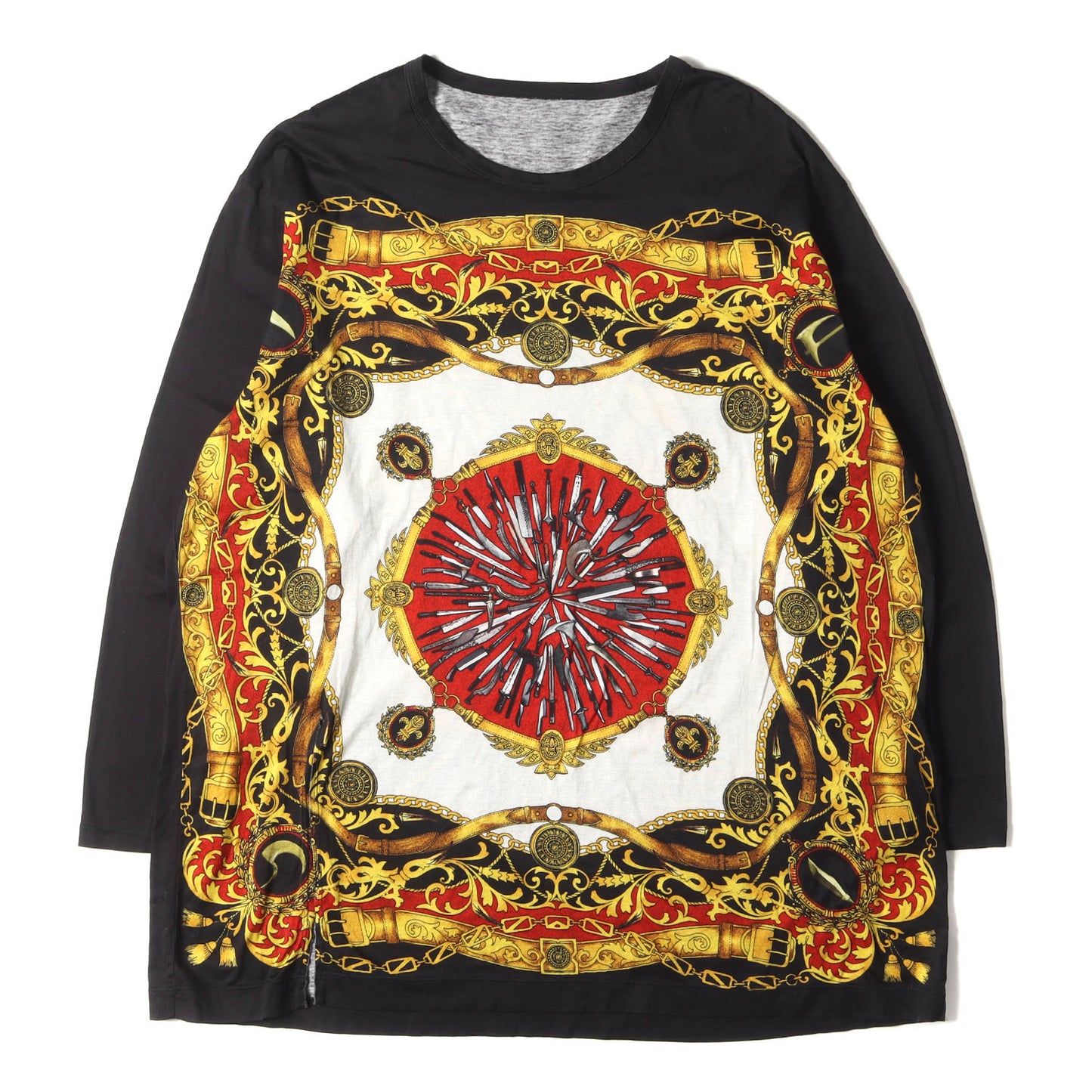 21AW バンダナ ジャンボ ロングスリーブ カットソー (GM-T04-842) / 長袖 Tシャツ ロンT オーバー サイズ ビッグ シルエット
