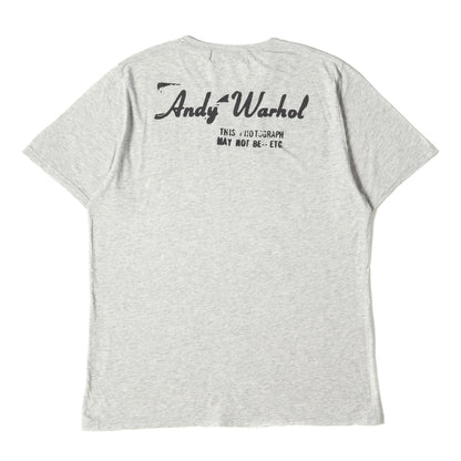 × Andy Warhol バナナ グラフィック バッグロゴ Tシャツ (7CT-0603) / Y2K