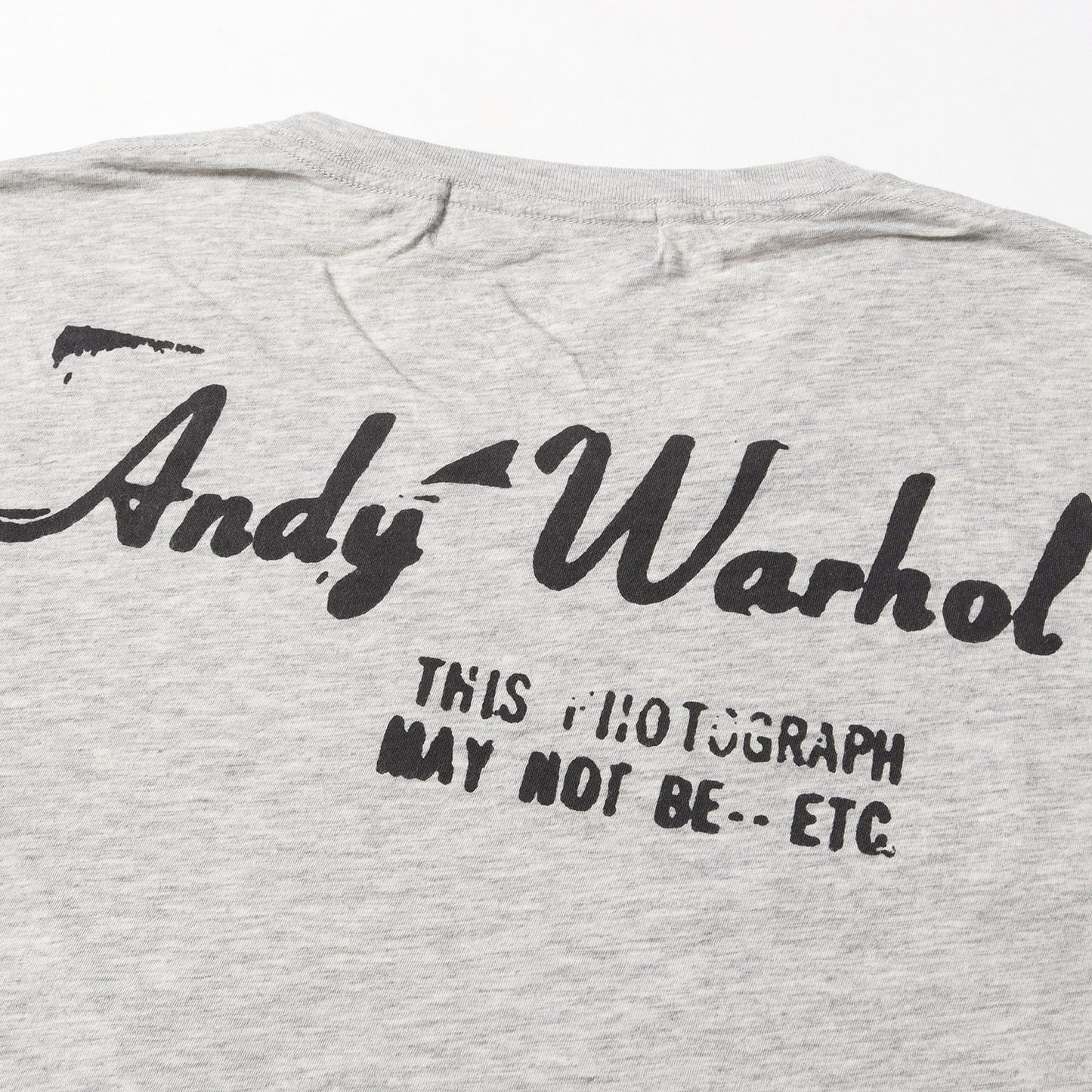 × Andy Warhol バナナ グラフィック バッグロゴ Tシャツ (7CT-0603) / Y2K