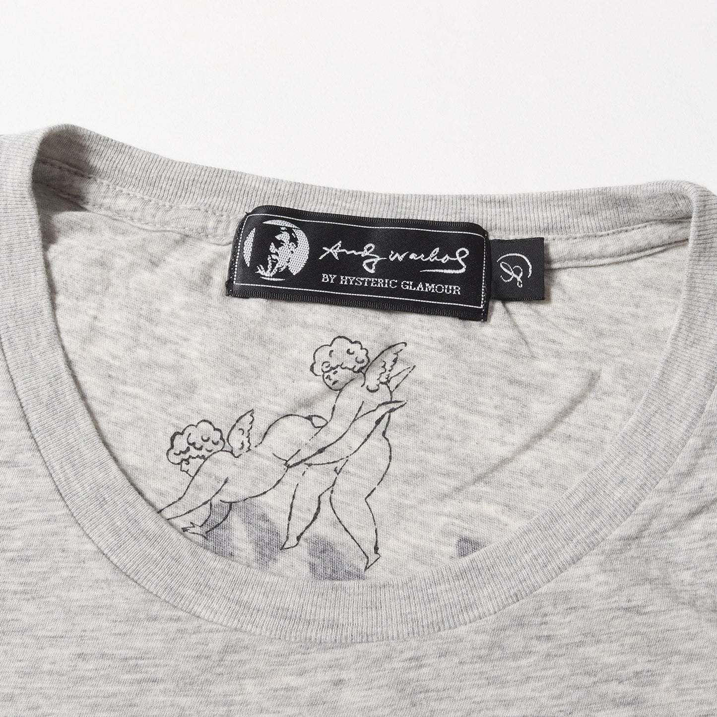 × Andy Warhol バナナ グラフィック バッグロゴ Tシャツ (7CT-0603) / Y2K