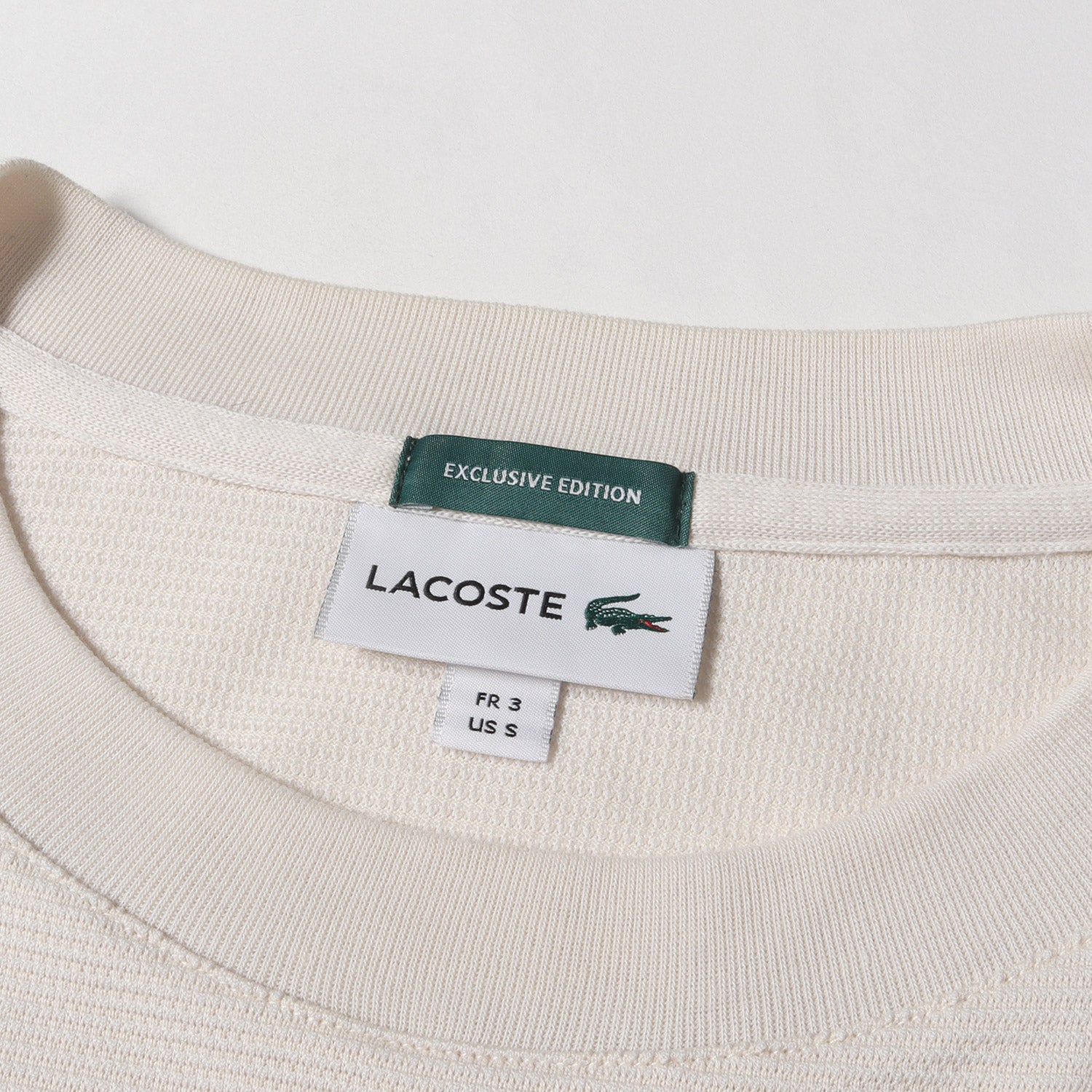 LACOSTE (ラコステ) ワニワッペン 刺繍 オーバー サイズ コットンポリ 鹿の子 Tシャツ (TH731PL) / ピケ ビッグ シルエット  EXCLUSIVE EDITION - ブランド古着の通販・買取 | BEEGLE by Boo-Bee