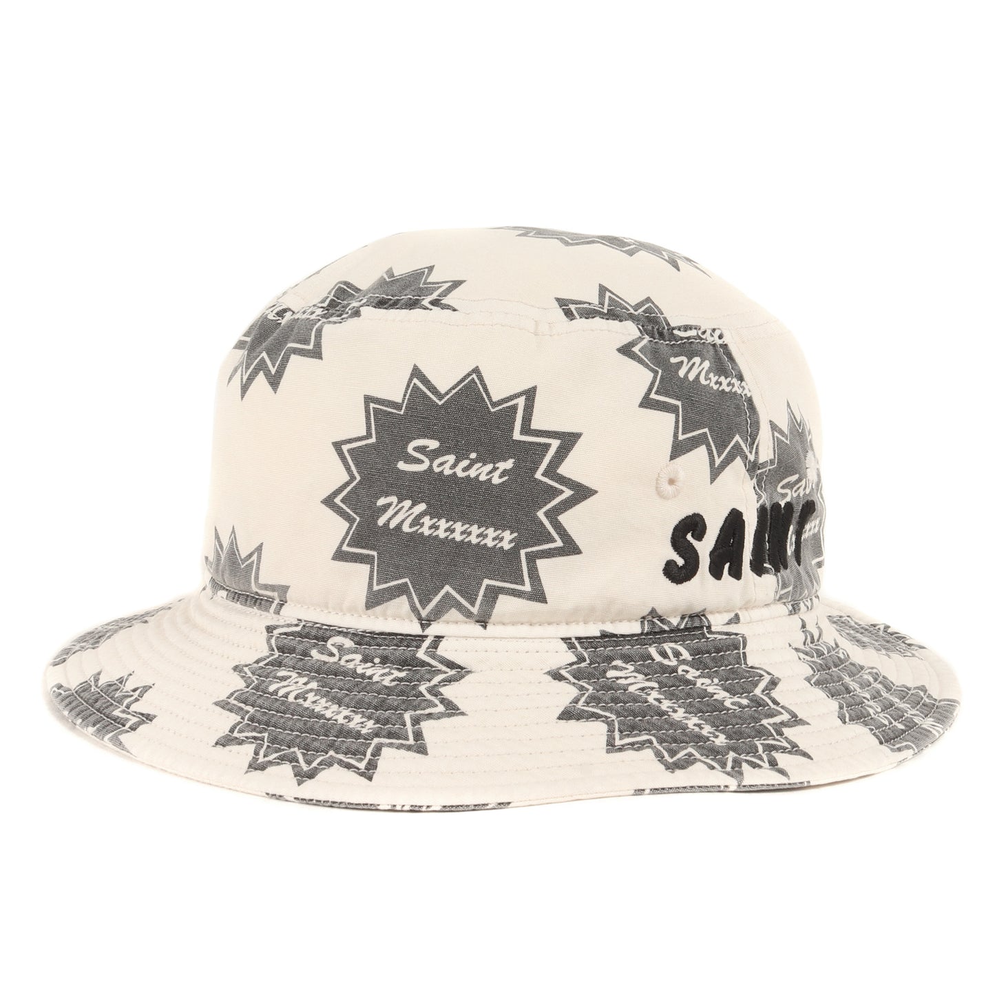 SAINT MICHAEL (セントマイケル) 23AW ウォッシュ加工 ロゴ バケット 