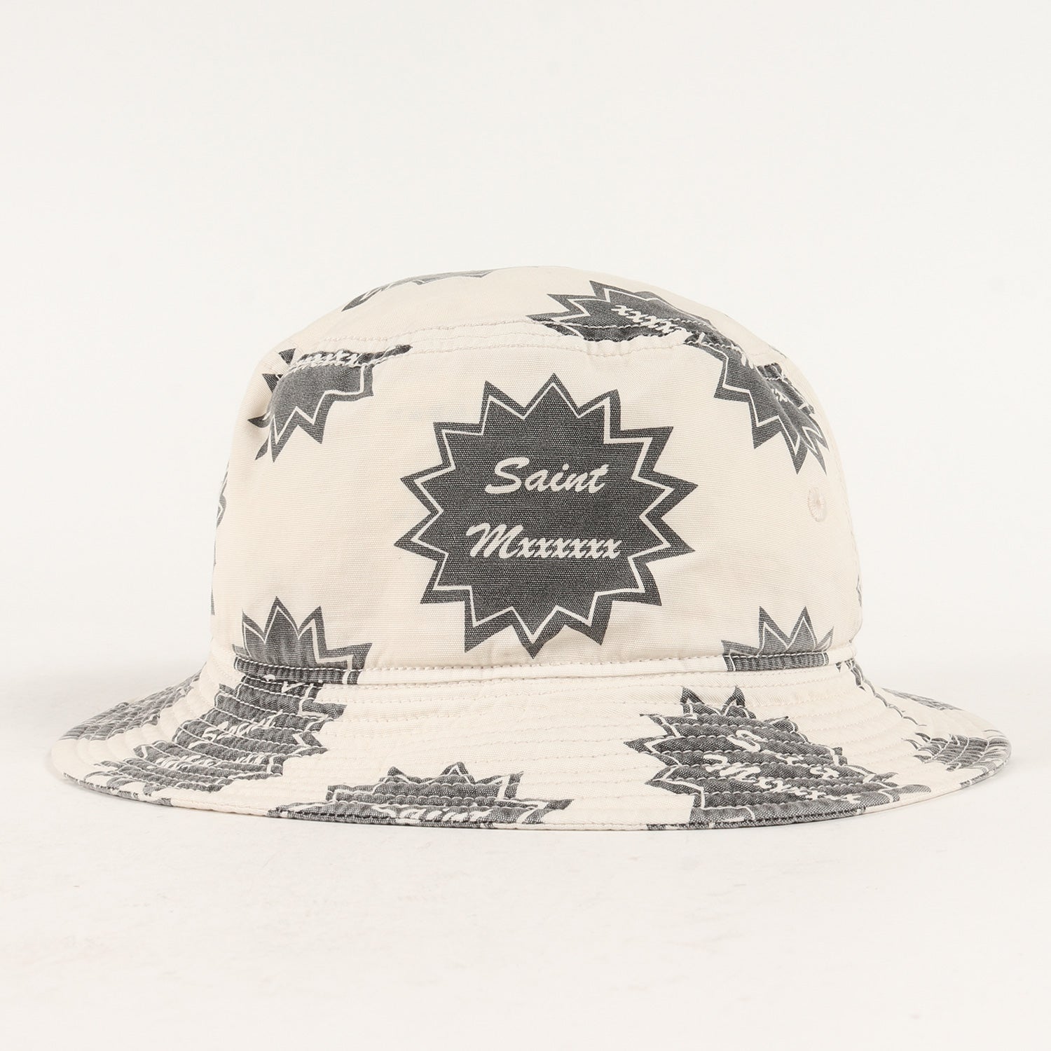 SAINT MICHAEL (セントマイケル) 23AW ウォッシュ加工 ロゴ バケット 