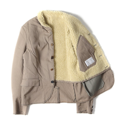 裏ボア ギャバジン 5B テーラード ジャケット (10WCM-J08106)