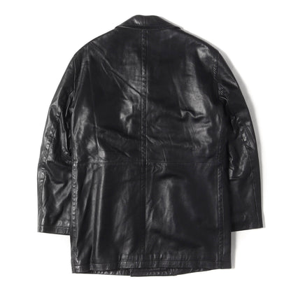 Ermenegildo Zegna (エルメネジルドゼニア) 90s レザー 6B ピーコート 