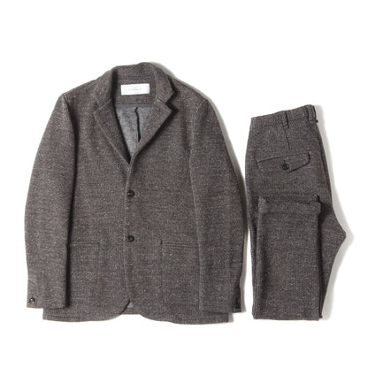 CURLY (カーリー) ネップ混 バーズアイ スーツ セットアップ / 裏起毛  