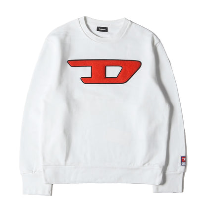 Dロゴ ワッペン クルーネック スウェット