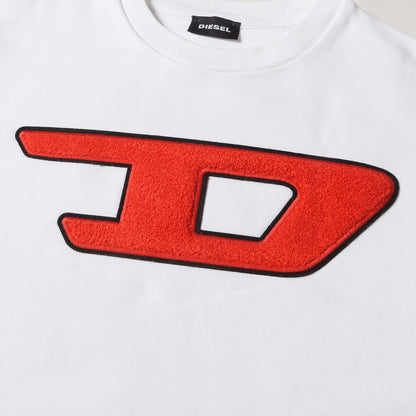 Dロゴ ワッペン クルーネック スウェット
