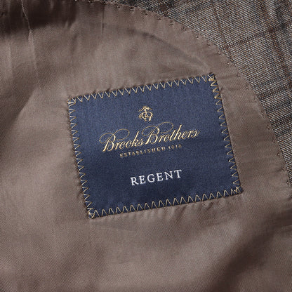 × E.THOMAS チェックオンチェック カシミア混ウール 2B テーラード ジャケット / REGENT ビジネス フォーマル