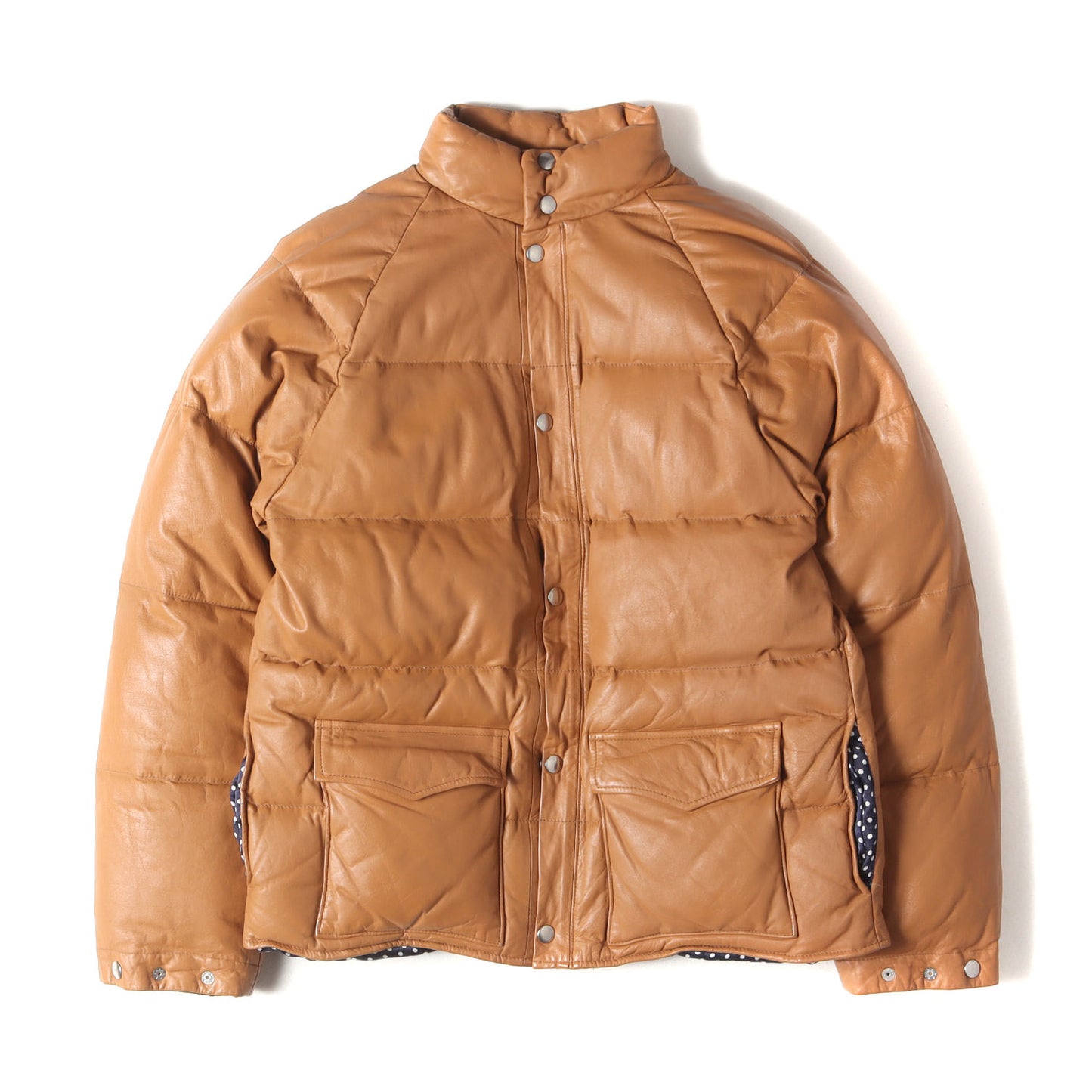 カウハイドレザー ダウンジャケット