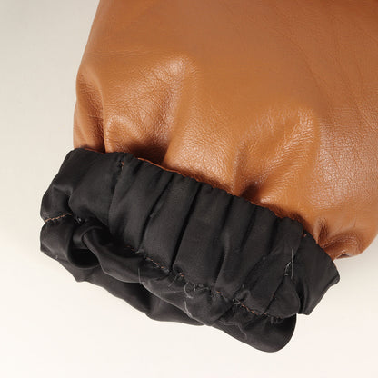 カウハイドレザー ダウンジャケット