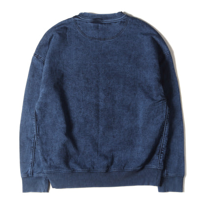 DIESEL (ディーゼル) 22SS トラック デニム スウェット プルオーバー 