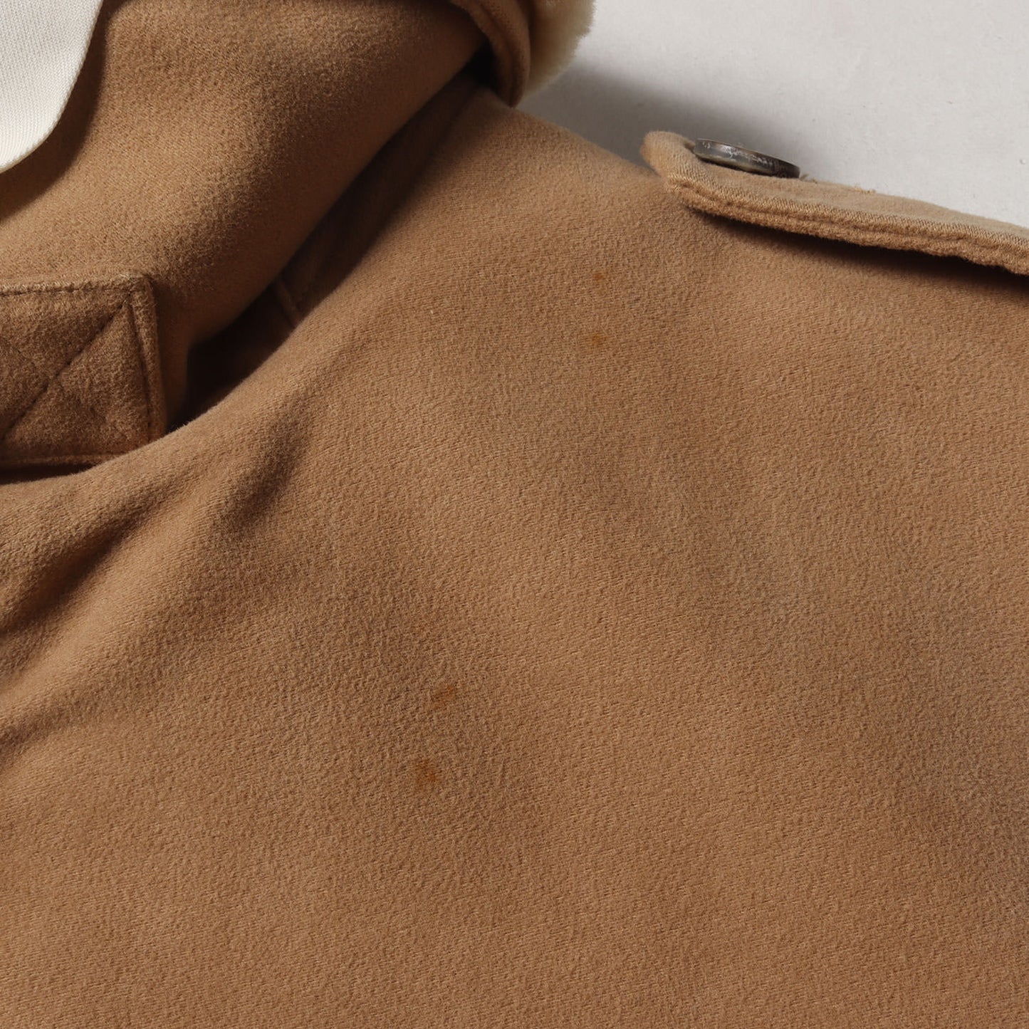 00s イーストバイウエスト期 ボアムートン 襟 ステンカラー モールスキン ジップ コート / MADE IN JAPAN