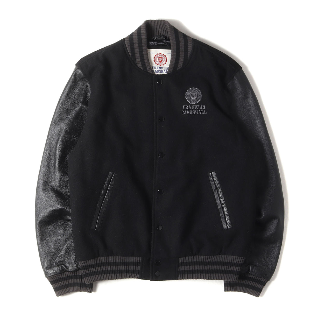 FRANKLIN & MARSHALLスタジャン 袖レザー M FRANKLIN & MARSHALL 