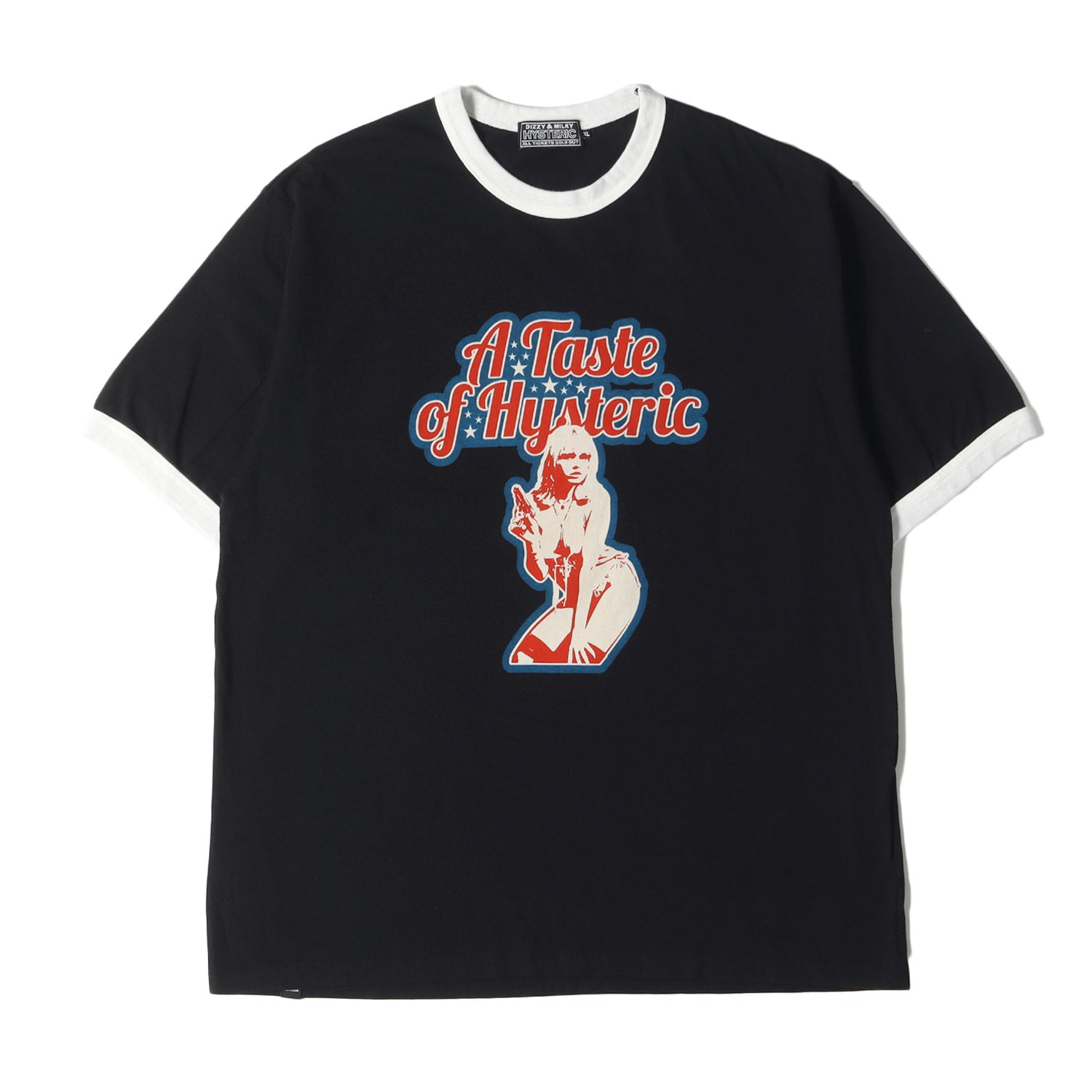 HYSTERIC GLAMOUR (ヒステリックグラマー) 23SS TASTE OF HYSTERIC トリム Tシャツ (02232CT08) /  ガール ウーマン ロゴ ゴスパンク – ブランド古着の通販・買取 | BEEGLE by Boo-Bee