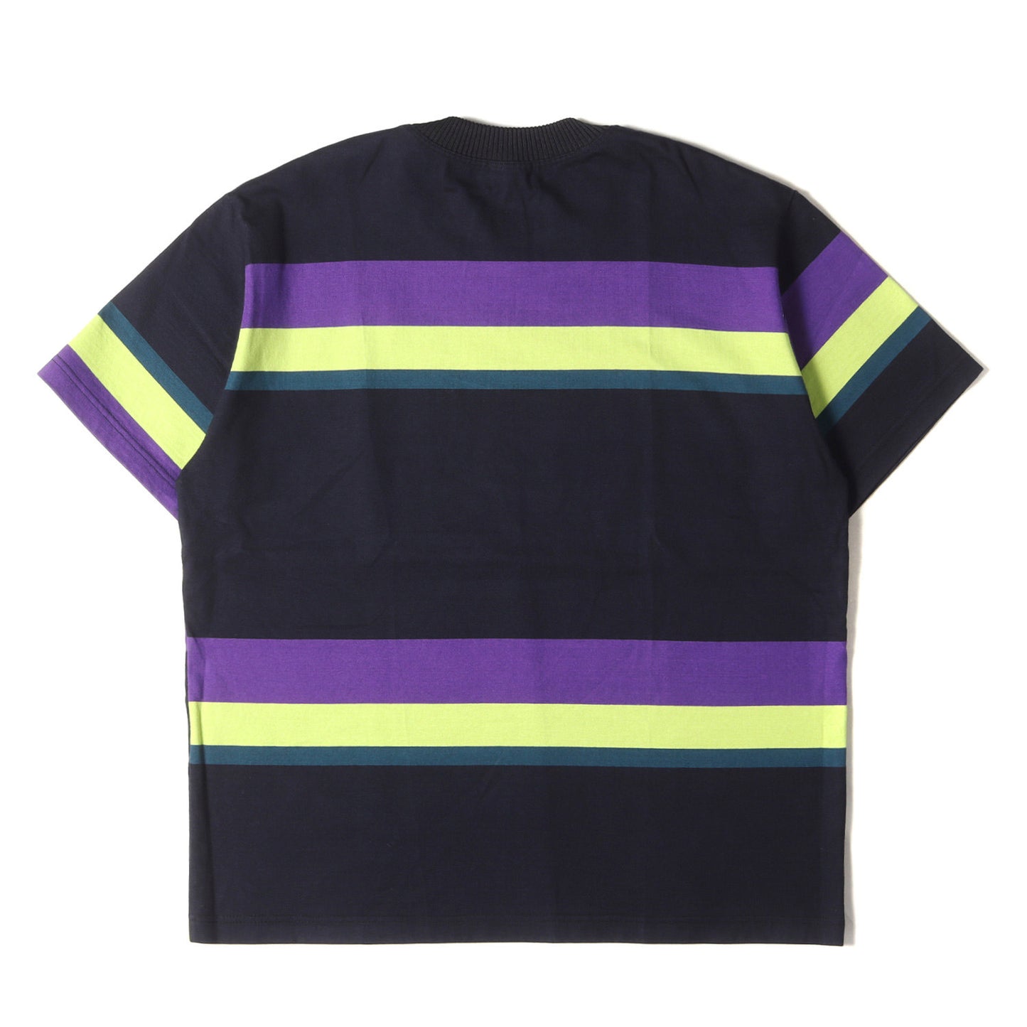 フロント ロゴ ワイド ボーダー ヘビーウェイト Tシャツ (ボーダージャージー 19SCM-T01201)
