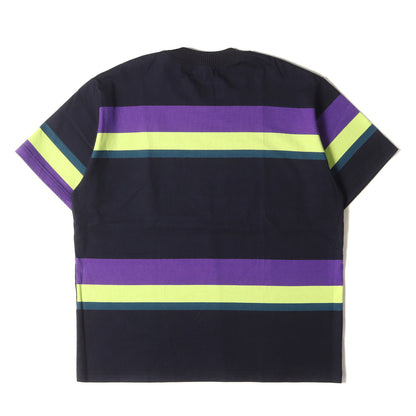 フロント ロゴ ワイド ボーダー ヘビーウェイト Tシャツ (ボーダージャージー 19SCM-T01201)