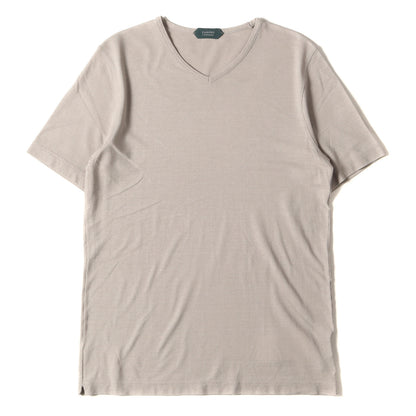 アイスコットン Vネック Tシャツ (7ETJP1 ZC226) / ビジカジ オフィカジ 無地