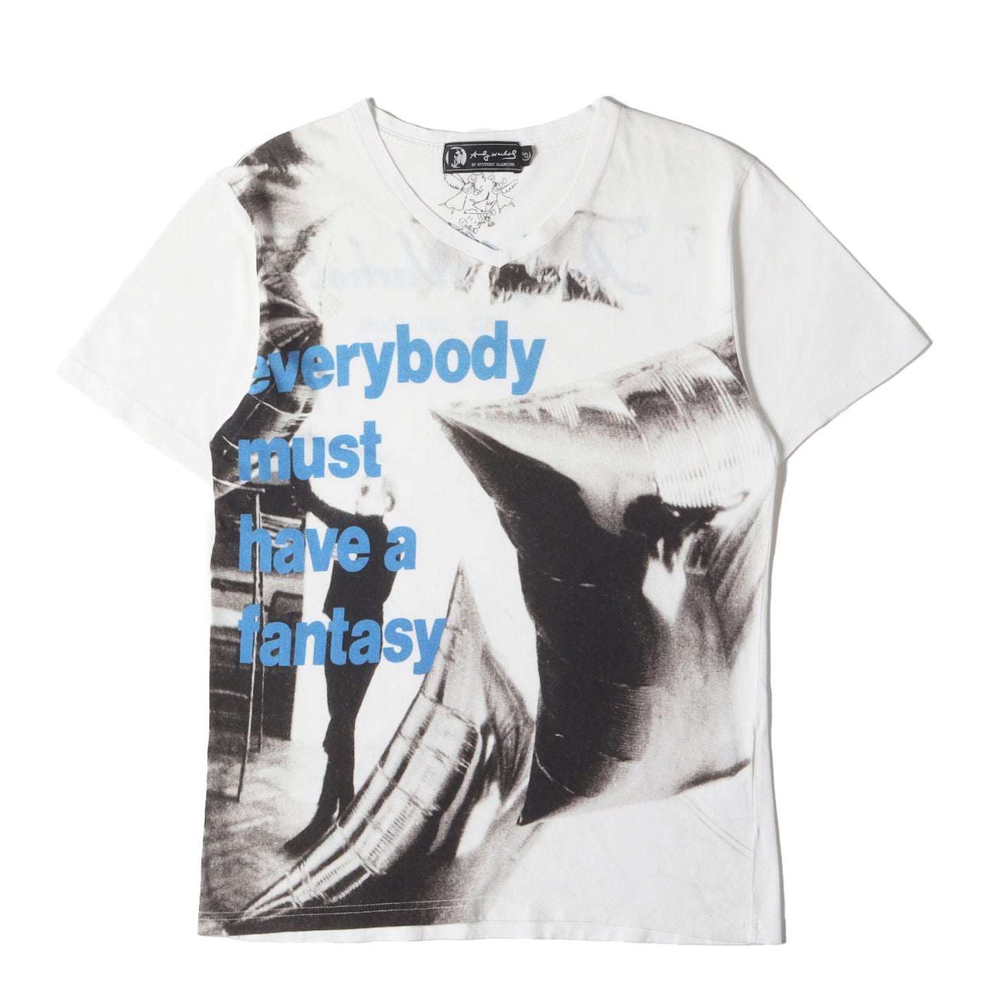 × Andy Warhol グラフィック Vネック Tシャツ