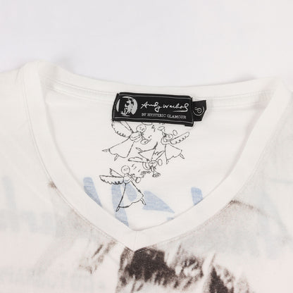 × Andy Warhol グラフィック Vネック Tシャツ