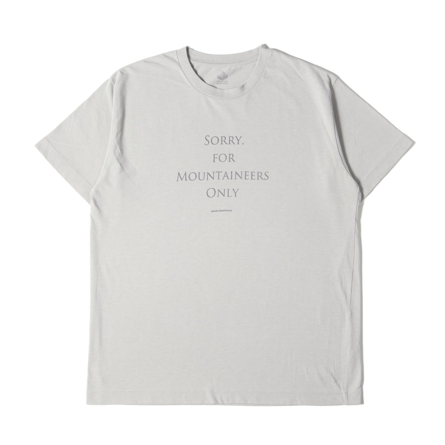 メッセージ ロゴ プリント ポリ Tシャツ (Sorry Tee R-112)