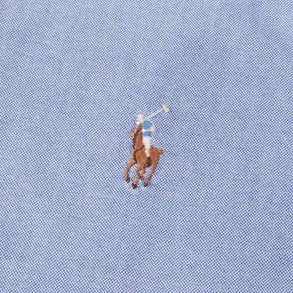 90s ワンポイント刺繍 オックスフォード ボタンダウン ドレス シャツ (YARMOUTH) / 長袖 B.D 90年代 オールドラルフローレン ビッグサイズ アメトラ アメカジ