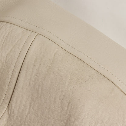 21AW ロゴ チェーン刺繍 ワッペン カウレザースリーブ メルトン スタジャン (SD VARSITY JACKET) / バーシティ ジャケット ブルゾン アウター 羽織 定番 ベーシック アメカジ