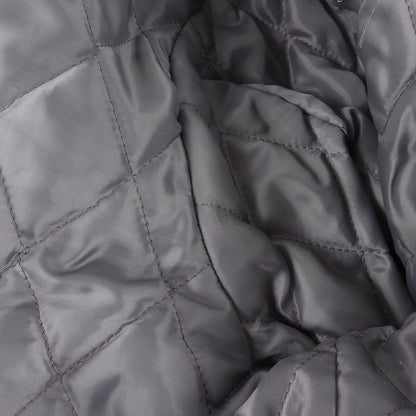 21AW ロゴ チェーン刺繍 ワッペン カウレザースリーブ メルトン スタジャン (SD VARSITY JACKET) / バーシティ ジャケット ブルゾン アウター 羽織 定番 ベーシック アメカジ