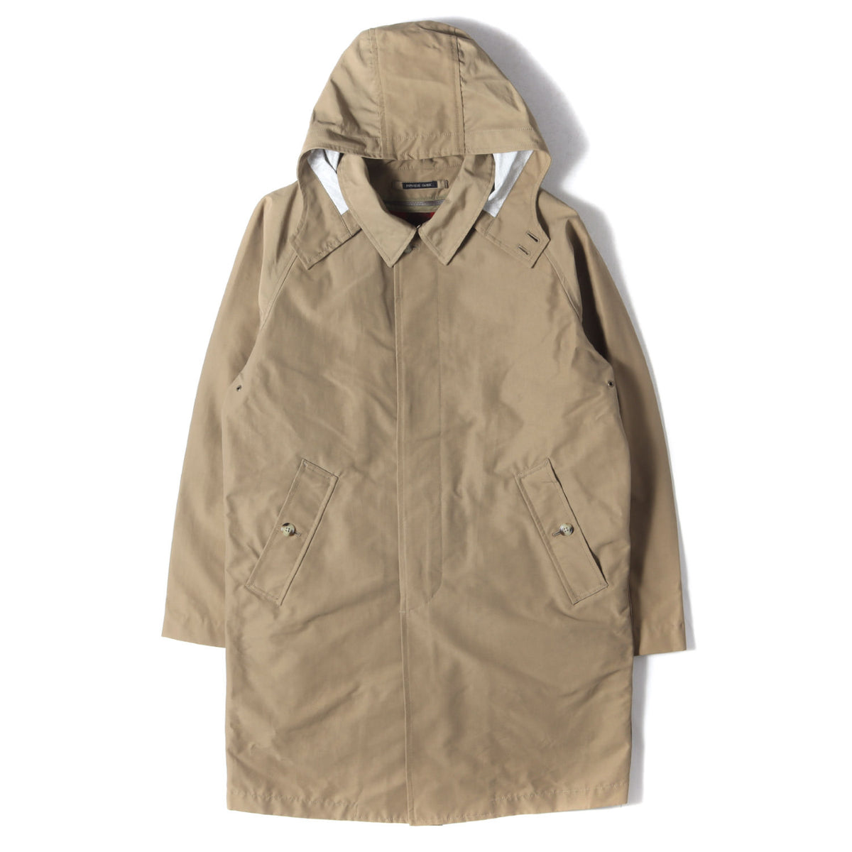チェックウールライナー付き 60/40クロス ステンカラーコート / Beams plus