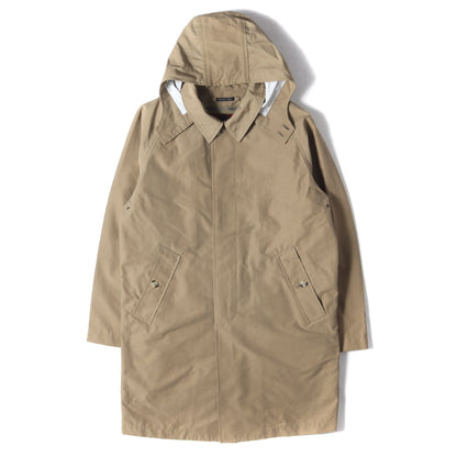 チェックウールライナー付き 60/40クロス ステンカラーコート / Beams plus