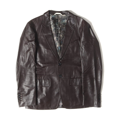 シープ スキン レザー 2B テーラード ジャケット (234212 2407CLJ)