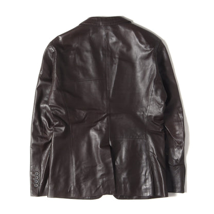 シープ スキン レザー 2B テーラード ジャケット (234212 2407CLJ)