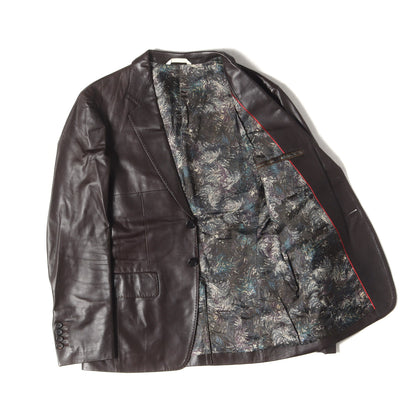 シープ スキン レザー 2B テーラード ジャケット (234212 2407CLJ)