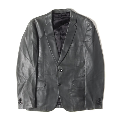 シープ スキン レザー 2B テーラード ジャケット (203229 671KLJ)