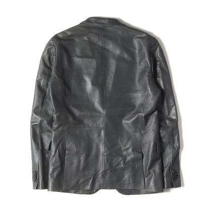 シープ スキン レザー 2B テーラード ジャケット (203229 671KLJ)