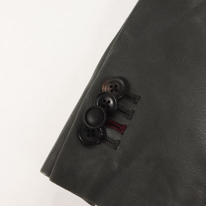 シープ スキン レザー 2B テーラード ジャケット (203229 671KLJ)