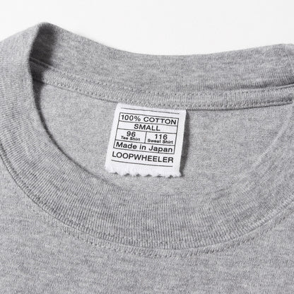 21SS LW 吊り編み 天竺 トリコロール しゃけクマ ポケット Tシャツ / ワンポイント ポケT ベーシック