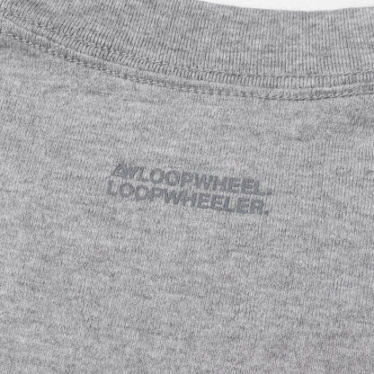 21SS LW 吊り編み 天竺 トリコロール しゃけクマ ポケット Tシャツ / ワンポイント ポケT ベーシック