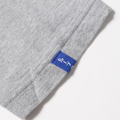 21SS LW 吊り編み 天竺 トリコロール しゃけクマ ポケット Tシャツ / ワンポイント ポケT ベーシック