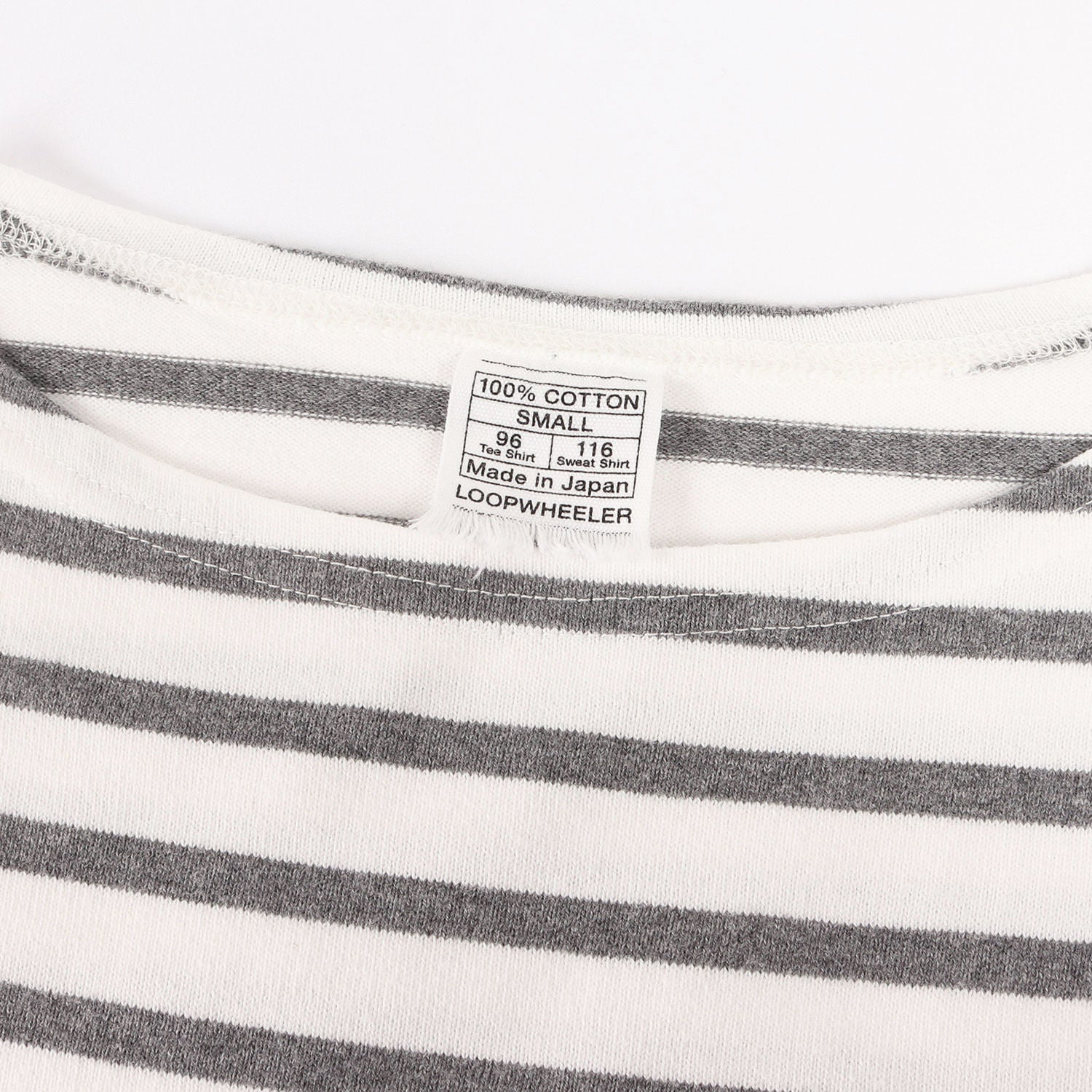 ループウィラー　バスクボーダーシャツ LOOPWHEELER tシャツ 「LOOPWHEELER for LOWERCASE」別注