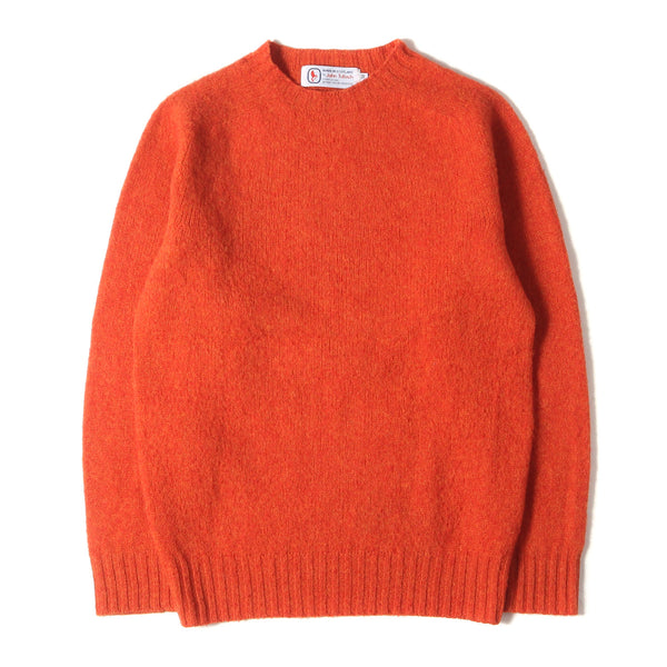 UNITED ARROWS (ユナイテッドアローズ) × JOHN TULLOCH 別注 メランジ シャギー ウール ニット (Shaggy Dog  Wool Crewneck Sweater 3213-399-0288) / セーター プルオーバー 定番 ベーシック MADE IN  SCOTLAND Green Label Relaxing – ブランド古着の通販・買取 | BEEGLE