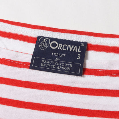 × UNITED ARROWS 別注 ボーダー ボートネック Tシャツ / 定番 ベーシック MADE IN JAPAN