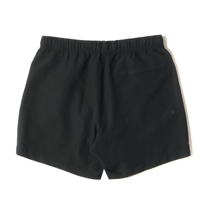 22SS メッシュインナー付き ストライプ シアサッカー イージー ショート パンツ (JACE SPLASH SEER 02-2260300) / ハーフ ショーツ 水陸両用