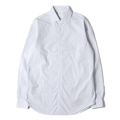 タッタソール グラフ チェック カッタウェイカラー ドレス シャツ (100191291) / 長袖 MILANO FIT オフィカジ ビジカジ MADE IN JAPAN