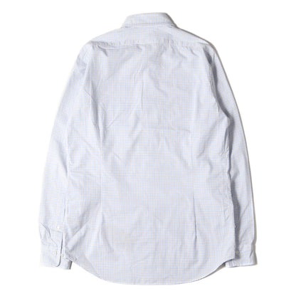 タッタソール グラフ チェック カッタウェイカラー ドレス シャツ (100191291) / 長袖 MILANO FIT オフィカジ ビジカジ MADE IN JAPAN